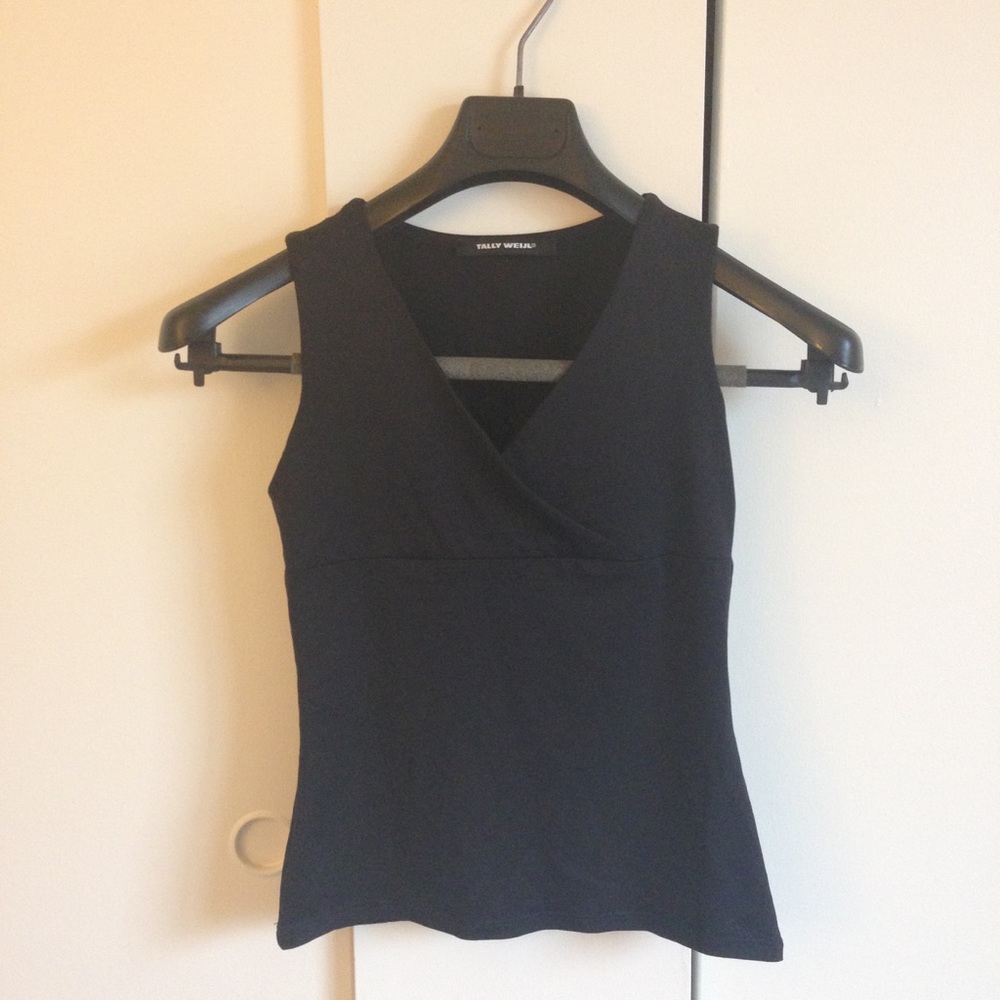 TALLY WEIJL Black top XS